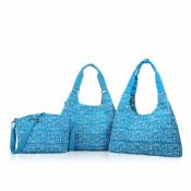 polyester material 3 in 1 set hand bag images