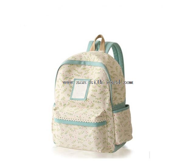 Multi-function Printing Canvas Backpack