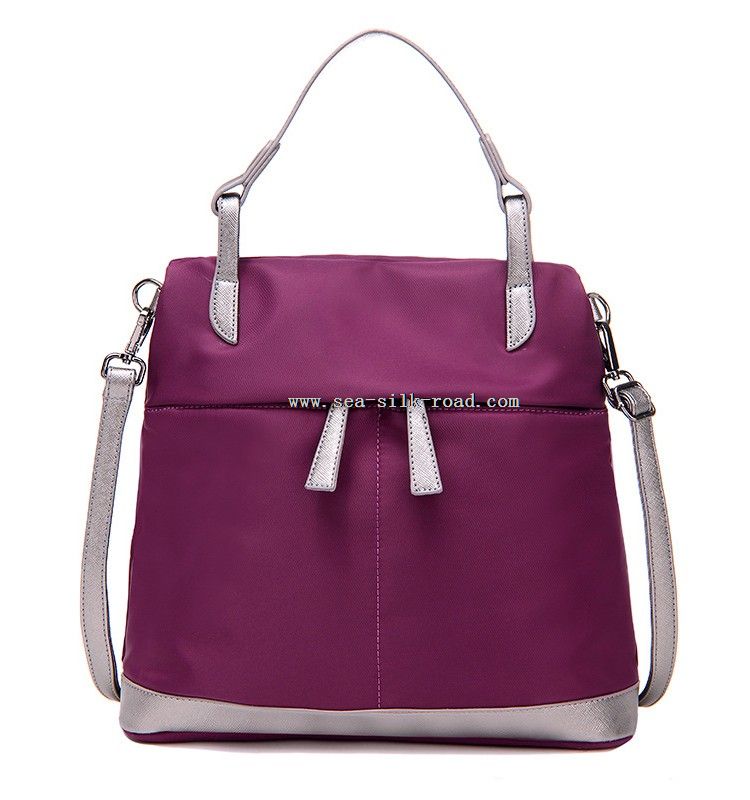 Sliver Pu Shoulder Strap Handbag