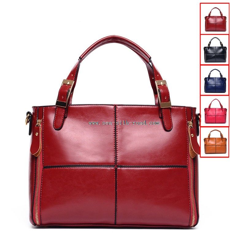 Wine Red Pu handbag