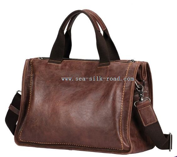 Business Men Leather Briefcase