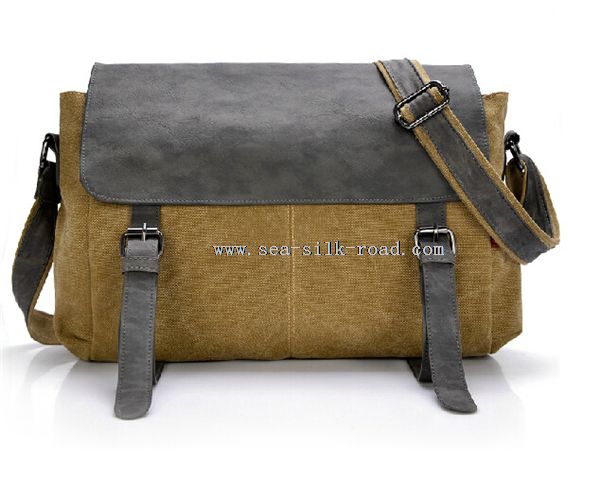 canvas messenger bag