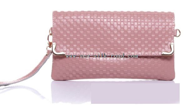 genuine leather clutch