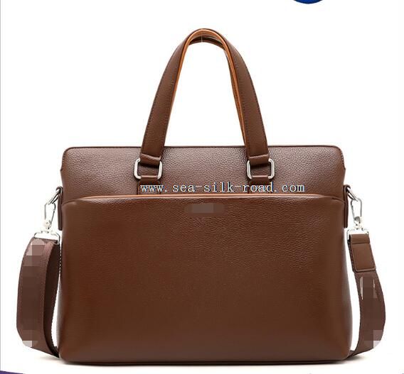 Leather Bag Men Briefcase
