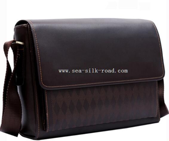 Leather Bag with Long Shoulder Strap