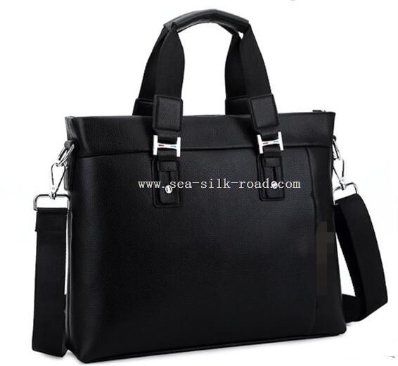 Leather Briefcase Men Shoulder Bag