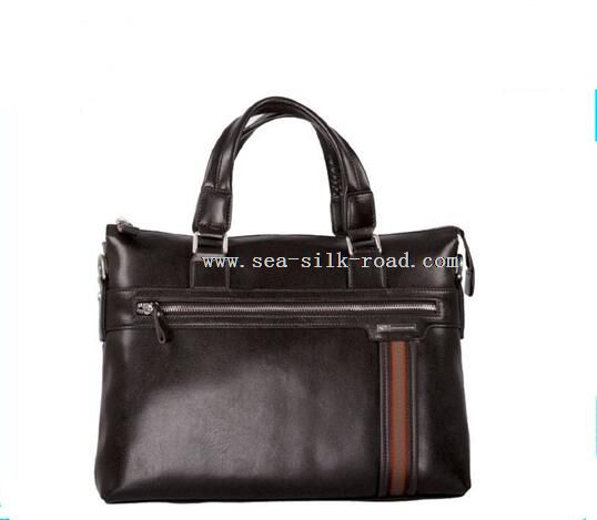 leather brown skin briefcase