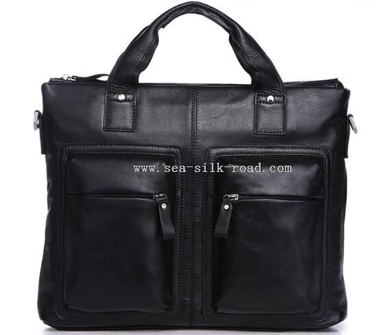 leather men briefcase