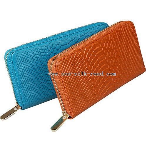 dompet kulit ritsleting buaya