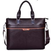 Leather Men Briefcase images