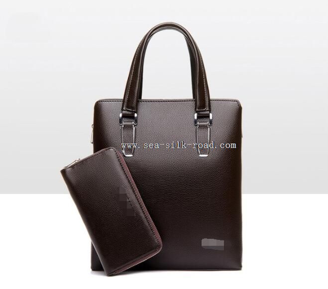 Men leather briefcase