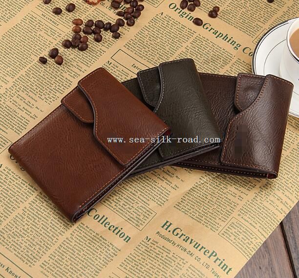 mens pu wallet