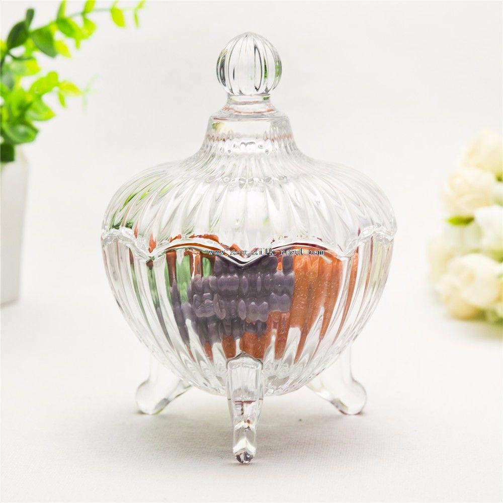 Clear Glass Candle Jar