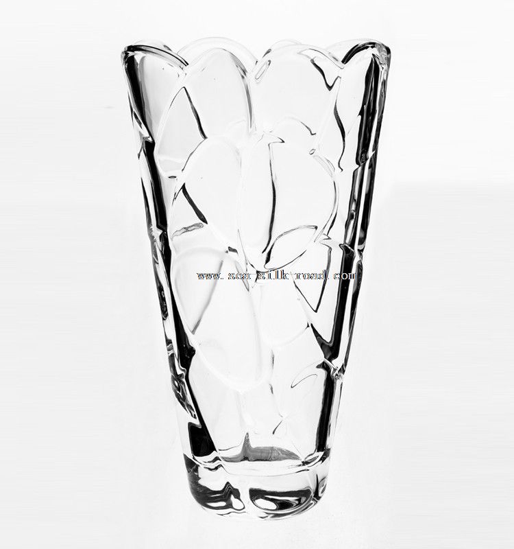 گلدان شیشه ای شفاف