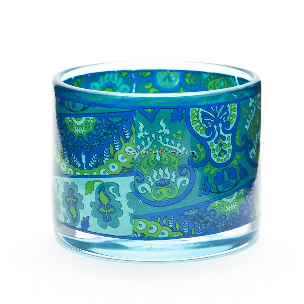 glass candle cup