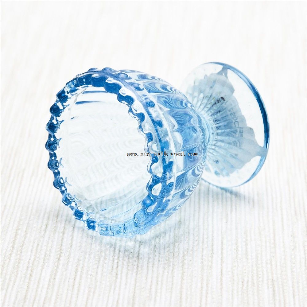 glass candle cup