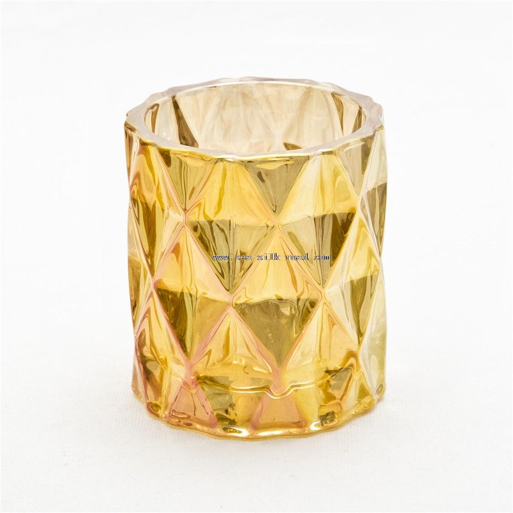 glass candle cup for decorative