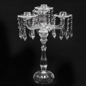 3arms elegante krystall glass candel holder images
