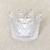 Clear Crown Candle Holder images