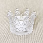 Porte-bougie transparent Couronne images