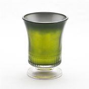 Verre de porte bougie verte images