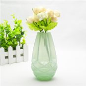 Mouth blown geometric glass terrarium vase images