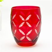 red glass tea light candle cup images