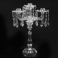 3arms elegant crystal glass candel holder small picture