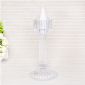 crystal tall glass candle holders small picture
