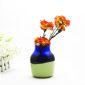 glass blown decorative small vase small picture