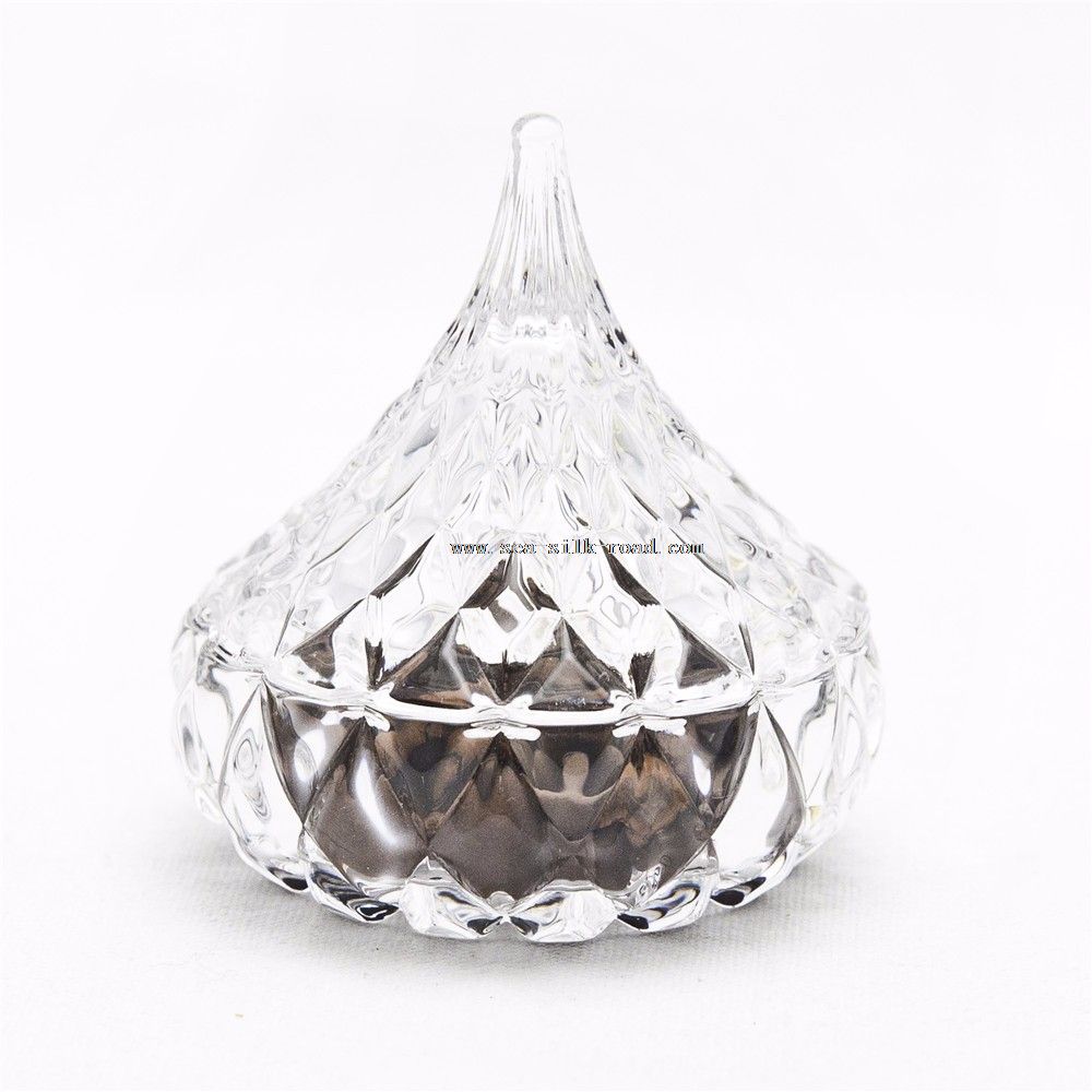 Unique Shape Glass Candle Jar