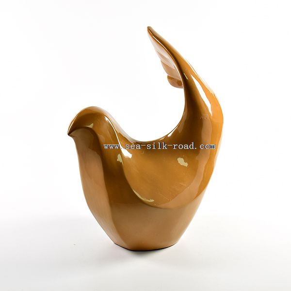 keramiske porselen abstrakte fugl