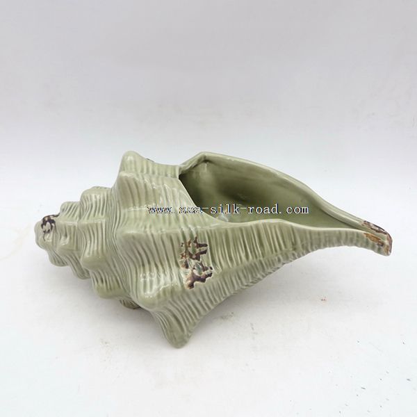 ceramic snail shells decoration