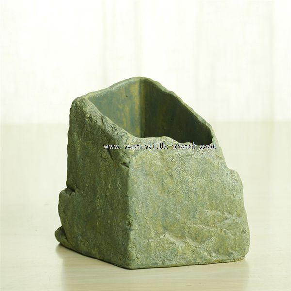 pedra de cimento concreto da decoração jardim vasos