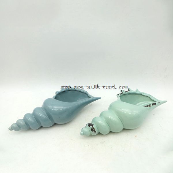 decoration sea shell ceramic ornaments