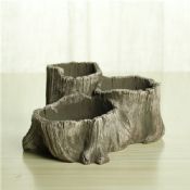 cement tree stump fancy small flower pots images