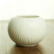 white round ceramic flower pot images