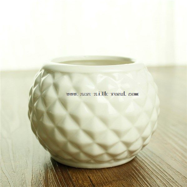 plant curved flower pot