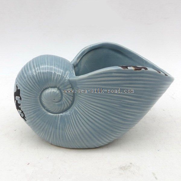 Seashell utsøkte stilige keramiske pyntegjenstander