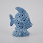 PORCELAIN BLUE FISH WITH LED LIGHT small picture