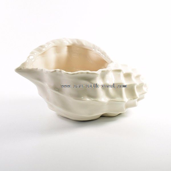 white decoration gift art craft porcelain conch shell