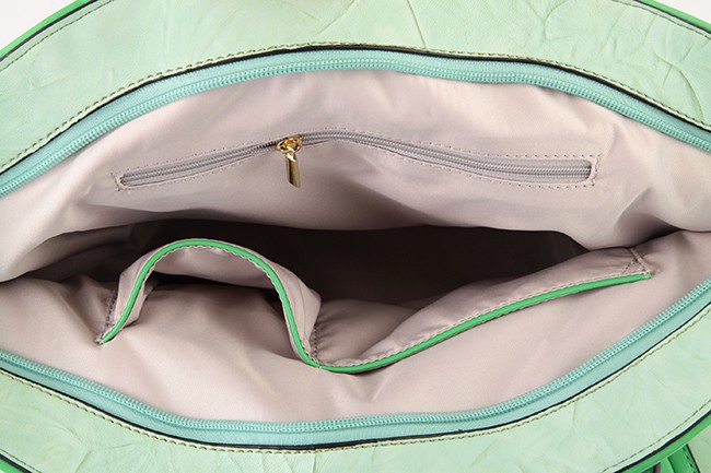  gewaschen grün Vintage-stil farbe dame handtasche 