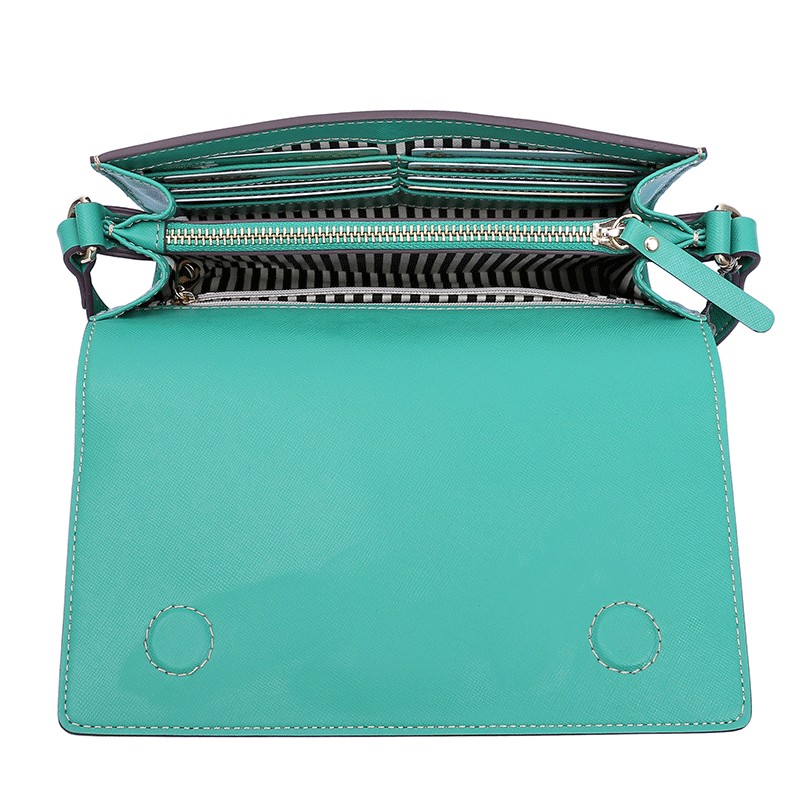 Moda Clutch in Colore Verde