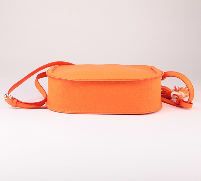 pu couro pendão crossbody bag