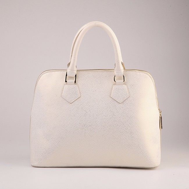 tote borsa in bianco crema