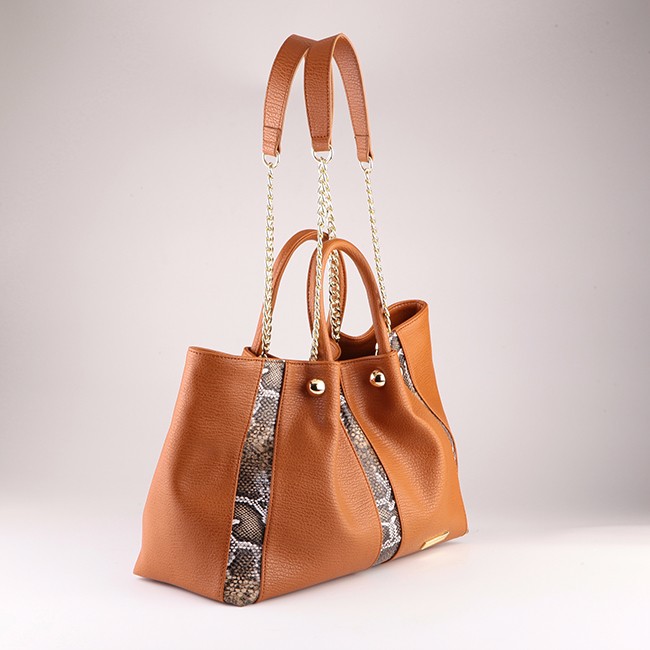 snake skin PU casual style handbags