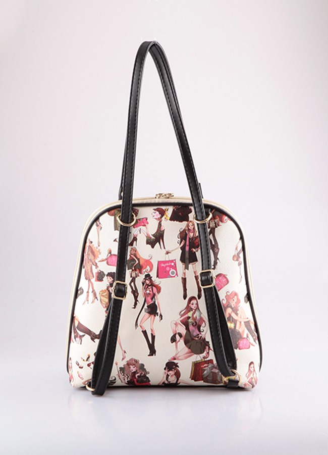 estampada de chica cool mochila