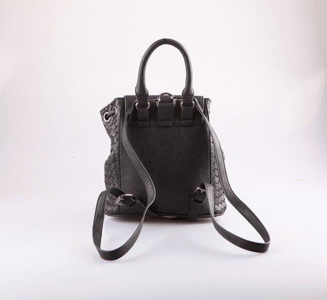 Woven Drawstring Backpack 