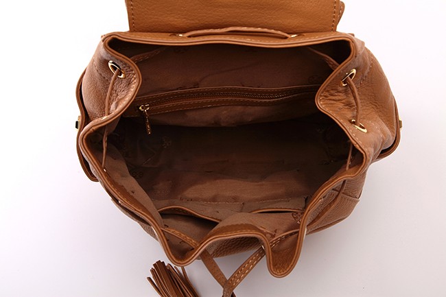 drawstring leather pu backpack