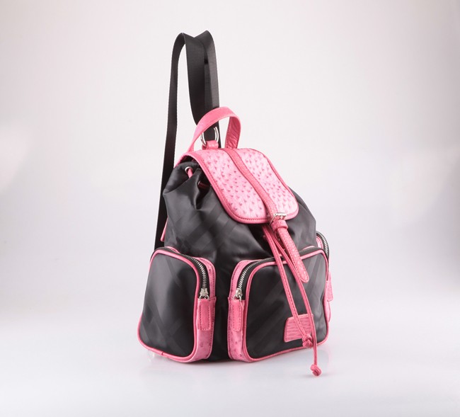  PU drawstring fancy nylon backpack